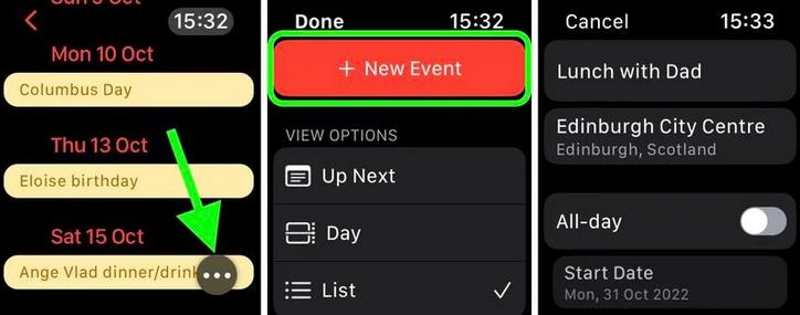 如何在苹果手表上创建日历事件（Watch教程）
