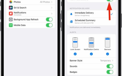 iphone消息没有通知，苹果手机没有消息通知设置方法