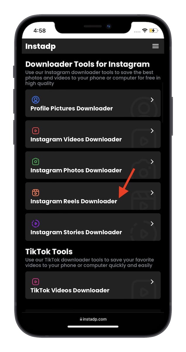 Instagram 卷轴下载器