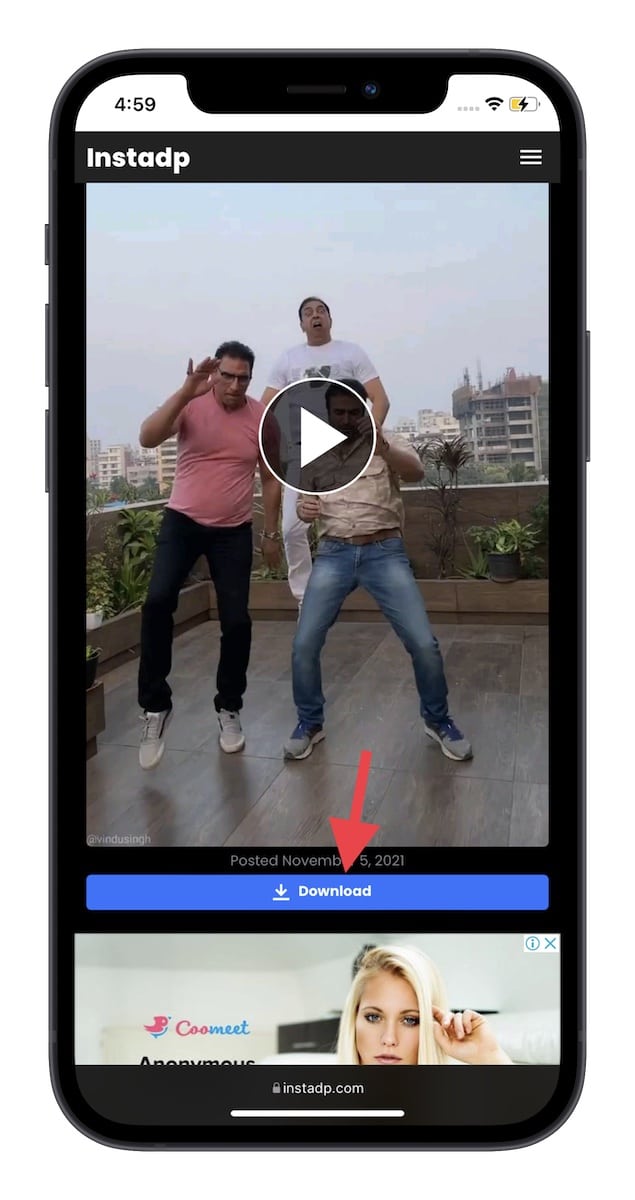 在 iPhone 和 Android 上下载 Instagram Reels