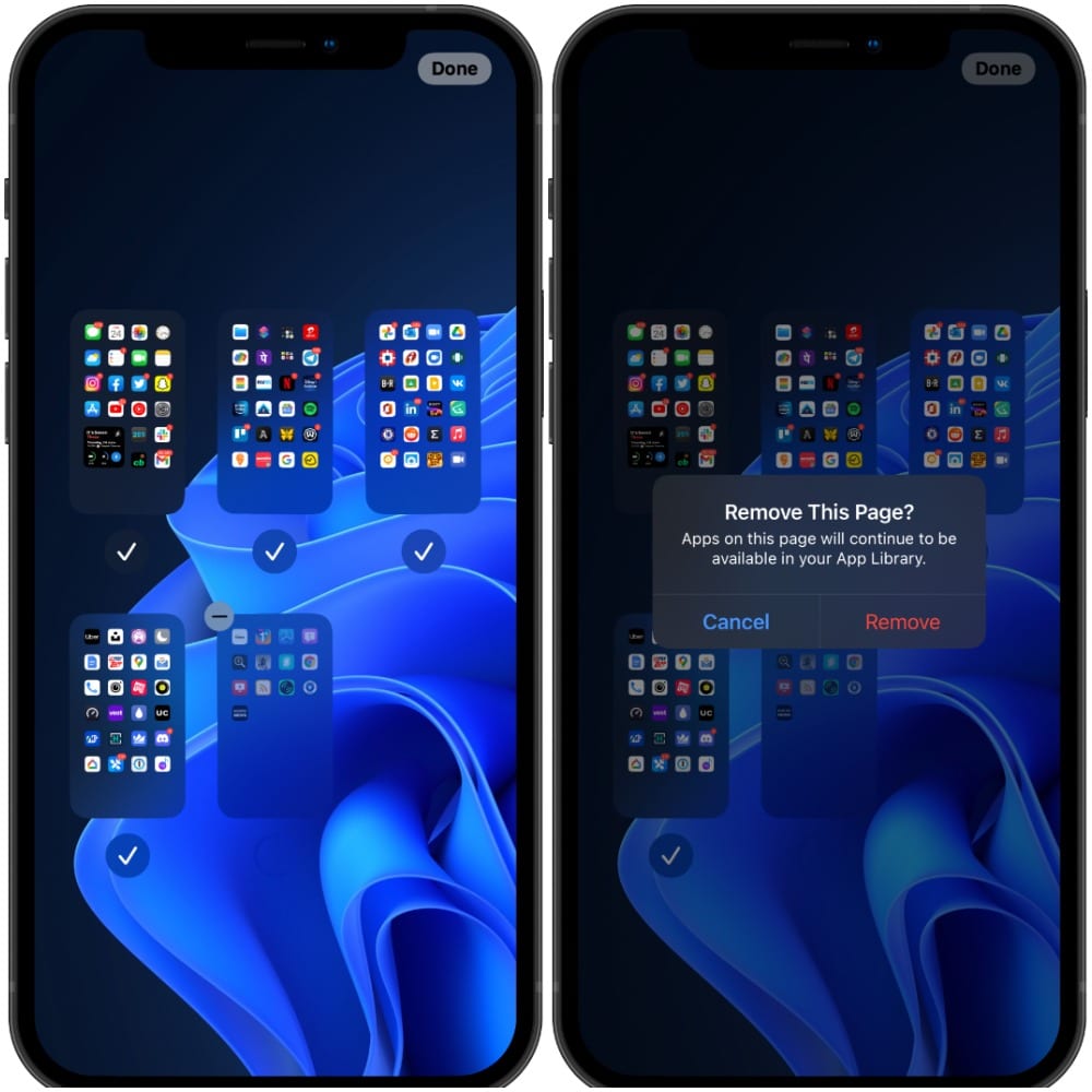 删除主屏幕页面 iPhone ios 15