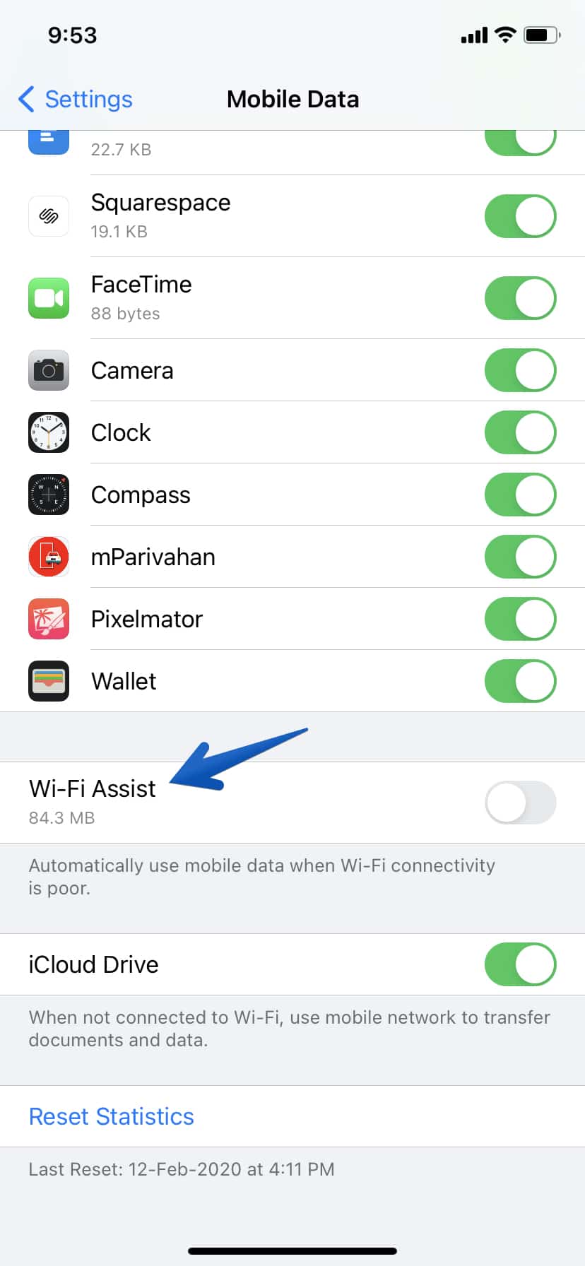 禁用 Wi-Fi 辅助 iOS 14