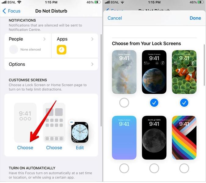 如何在iPhone (iOS16) 上使用锁定屏幕对焦模式