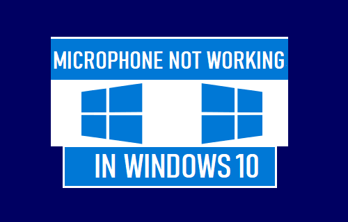 麦克风在 Windows 10 中不起作用