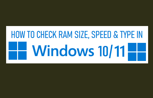 检查 RAM 大小、速度、类型 Windows 10/11