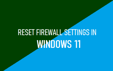 win11防火墙怎么关，Windows11中重置防火墙设置方法