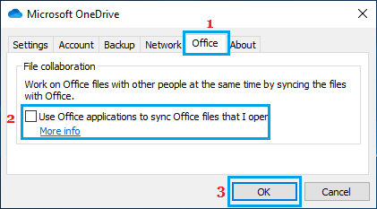 防止 Office 文件同步到 OneDrive