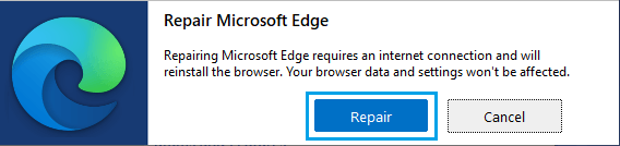 修复 Microsoft Edge