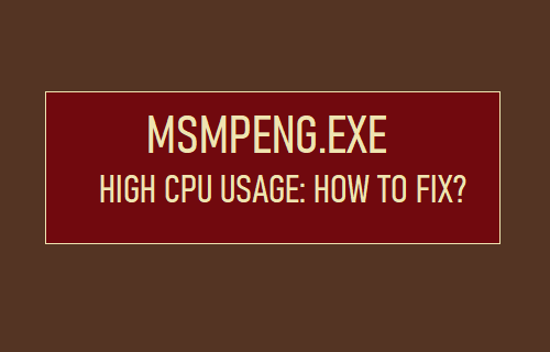 MsMpEng.exe 高 CPU 使用率