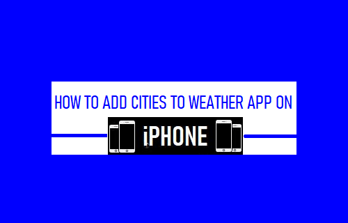 将城市添加到 iPhone 上的天气应用程序