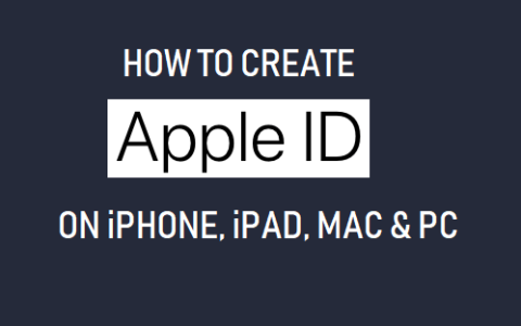 如何在iPhone、Mac和PC上创建AppleID