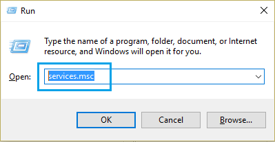 使用运行命令打开 Windows 服务