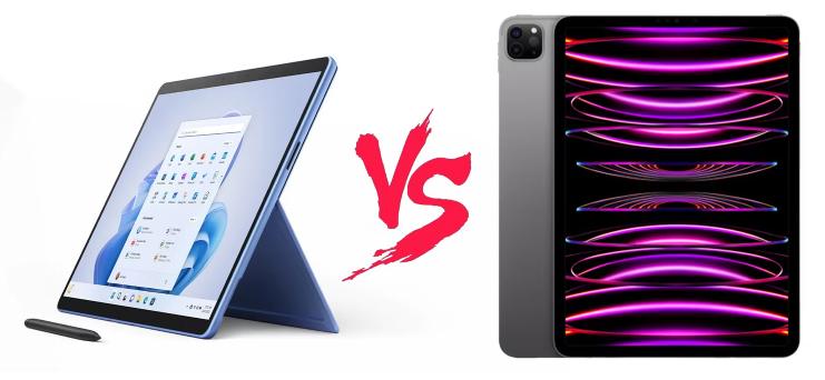 微软SurfacePro9对比iPadProM2苹果，哪个实用入手选择
