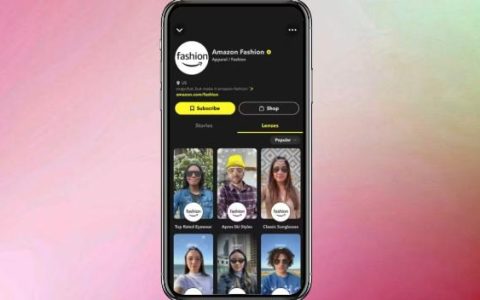 Snapchat用户现在可以通过AR试戴亚马逊的眼镜