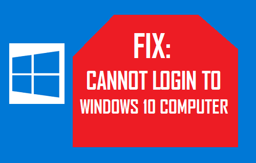 无法登录到 Windows 10 计算机