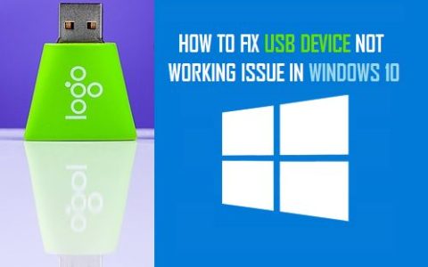 USB设备在Windows11/10中不工作：如何修复？