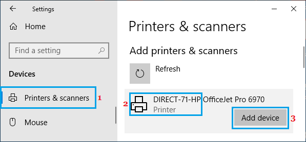 将打印机添加到 Windows PC