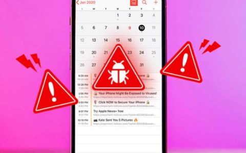 如何删除iPhone日历病毒（阻止垃圾邮件的提示）