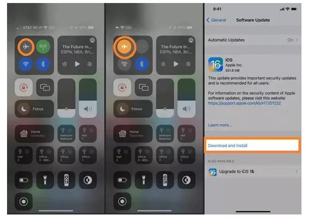 苹果手机如何停止正在进行的iOS16更新？