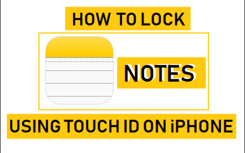 如何使用TouchID锁定iPhone上的笔记Notes