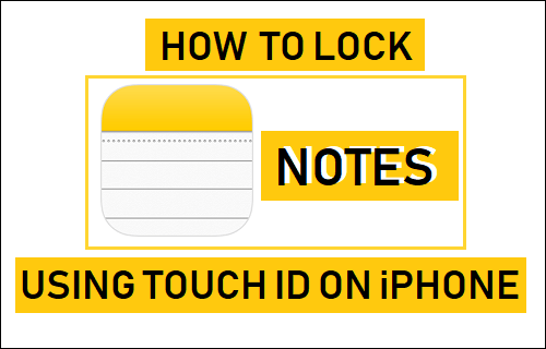 使用 Touch ID 在 iPhone 上锁定笔记