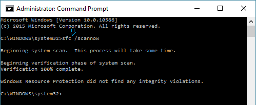SFC Scannow 命令 Windows 10