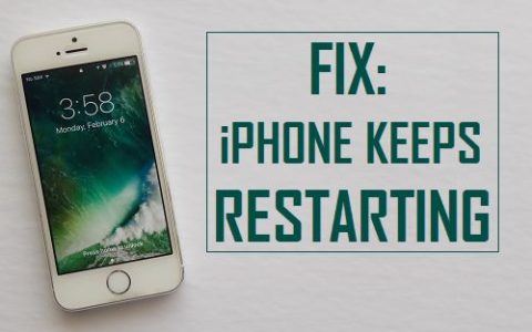 iPhone不断重启如何解决？苹果手机无限重启修复