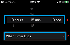 在 iPhone 上的时钟应用程序中设置定时器
