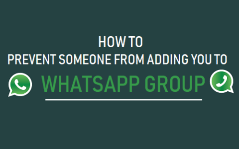 防止有人将您添加到WhatsApp组