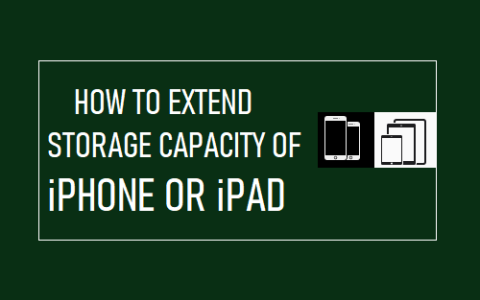 如何扩展iPhone或iPad的存储容量，扩容方法推荐!