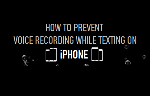 在 iPhone 上发短信时防止录音