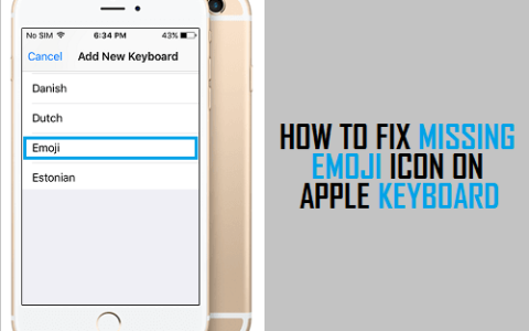 如何取回苹果iPhone键盘上丢失的表情符号键