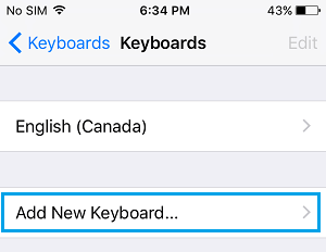 在 iPhone 上添加新的键盘选项