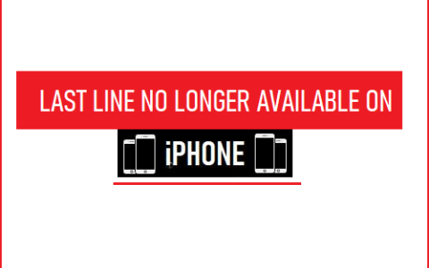 iPhone上的最后一行不再可用消息