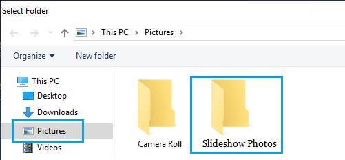 从计算机中选择照片文件夹