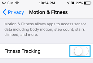 在 iPhone 上禁用健身追踪选项