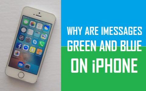 为什么iPhone上有些信息是绿色的，有些是蓝色的