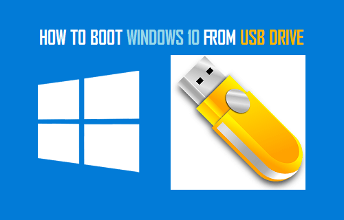 从 USB 驱动器启动 Windows 10 计算机