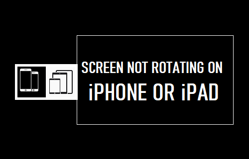屏幕在 iPhone 或 iPad 上不旋转