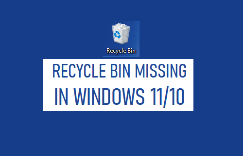 Windows 11/10 中缺少回收站