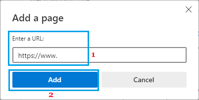 将网站添加到 Microsoft Edge