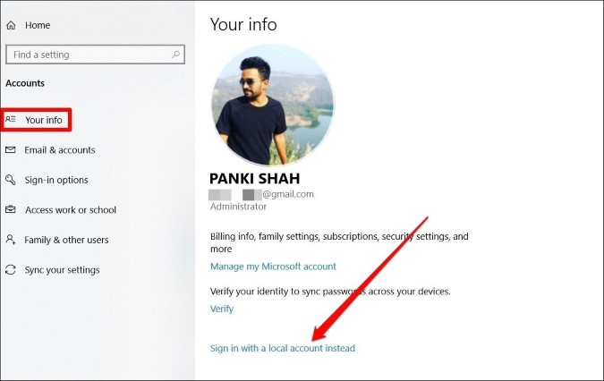从Windows10中删除Microsoft帐户的7种最佳方法