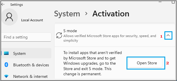 在 Windows 11 中打开 Windows 应用商店选项