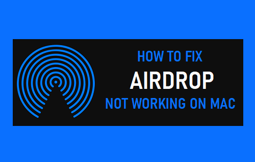 修复 AirDrop 在 Mac 上不起作用
