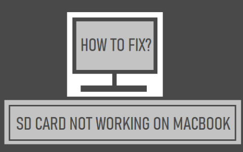 SD卡在MacBook上不工作如何修复？