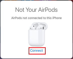 在 iPhone 上连接 AirPods 提示