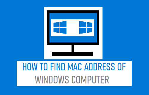 查找 Windows 计算机的 MAC 地址
