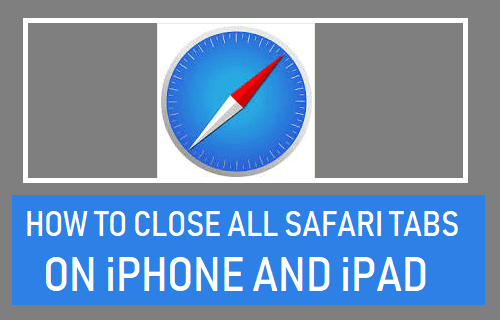 关闭 iPhone 和 iPad 上的所有 Safari 标签页