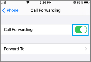 在 iPhone 上启用呼叫转移