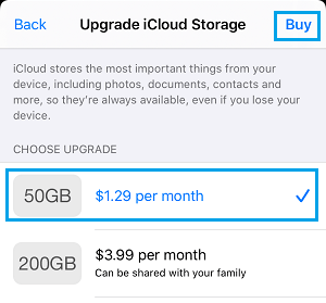 在 iPhone 上升级 iCloud 存储空间